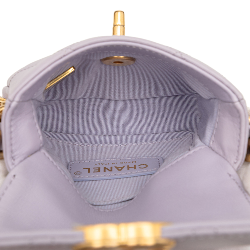 Pre-Loved Chanel Mini Quilted Calfskin Framing Chain Flap - Picture 4 of 7